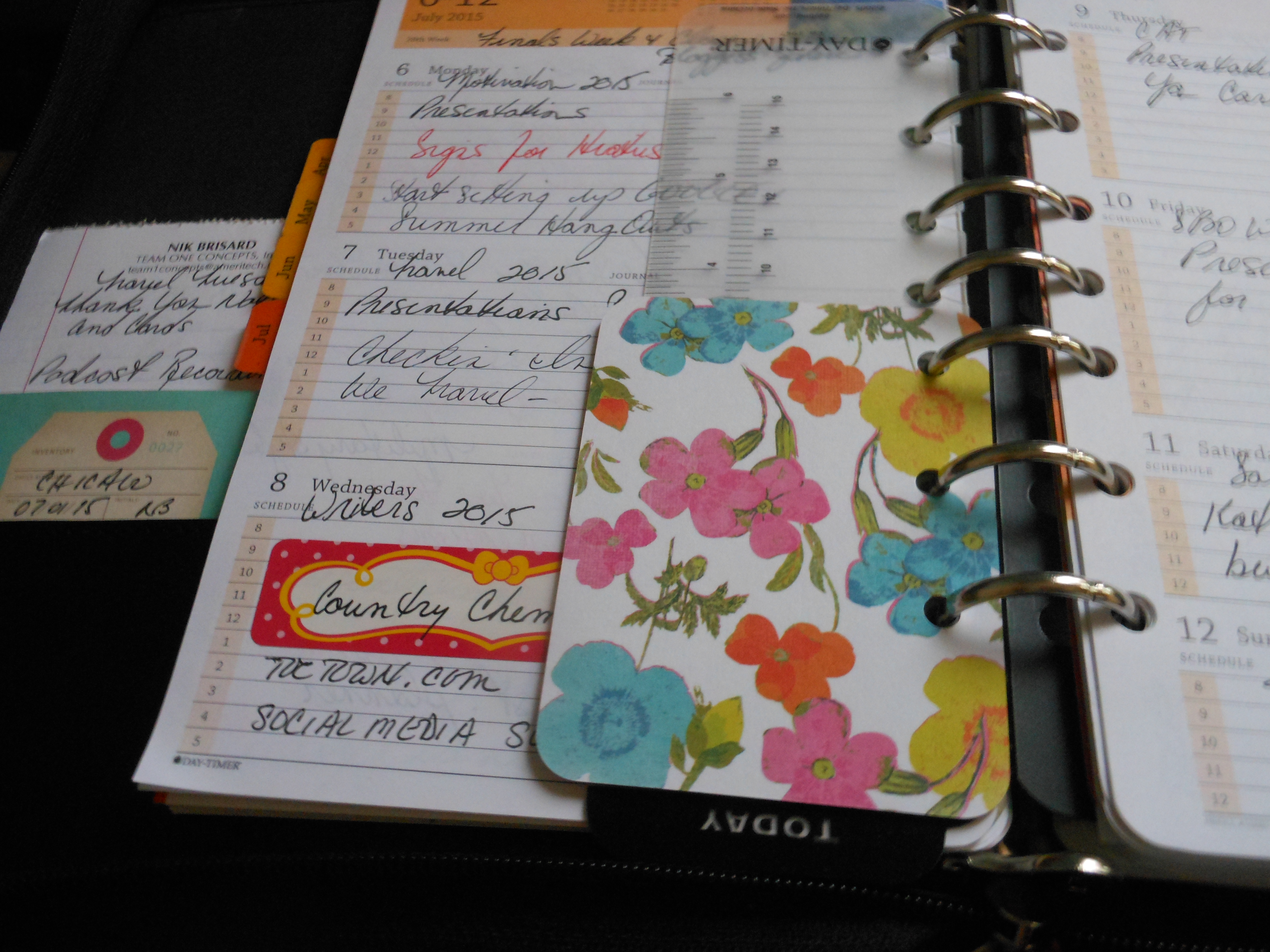 Plan Your DayTimer: We hold this truth to be self evident, all planners are NOT created equal. 2015 Small Business Owners... ALL DAY, EVERYDAY