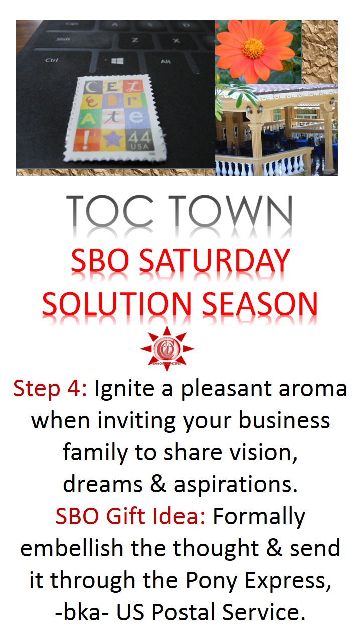 TOC TOWN dedicated to supporting SBOs passionate about impacting our everyday environment.